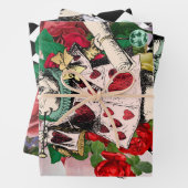 Alice in Wonderland White Rabbit Inpakpapier Vel (In situ)