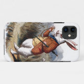 Alice in Wonderland White Rabbit iPhone 5 Hoesje (Achterkant (horizontaal))