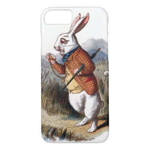 Alice in Wonderland White Rabbit iPhone 7 hoesje