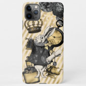 Alice in Wonderland White Rabbit iPhone Hoesje (Achterkant)