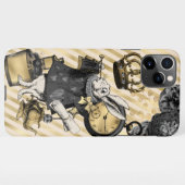 Alice in Wonderland White Rabbit  iPhone Hoesje (Achterkant horizontaal)