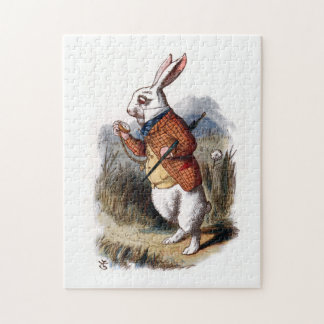 Alice in Wonderland White Rabbit Jigzaag Puzzle Legpuzzel