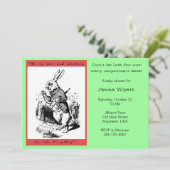 Alice in Wonderland - White Rabbit Kaart (Staand voorkant)