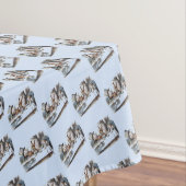 Alice in Wonderland White Rabbit Kaninchen pastel Tafelkleed (Voorbeeld)