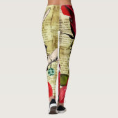 Alice in Wonderland White Rabbit Leggings (Achterkant)