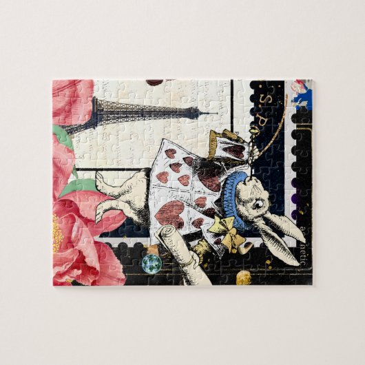  Alice in Wonderland White Rabbit Legpuzzel (Horizontaal)