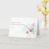 Alice in Wonderland - White Rabbit, Lewis Carroll Kaart (Gele Bloem)