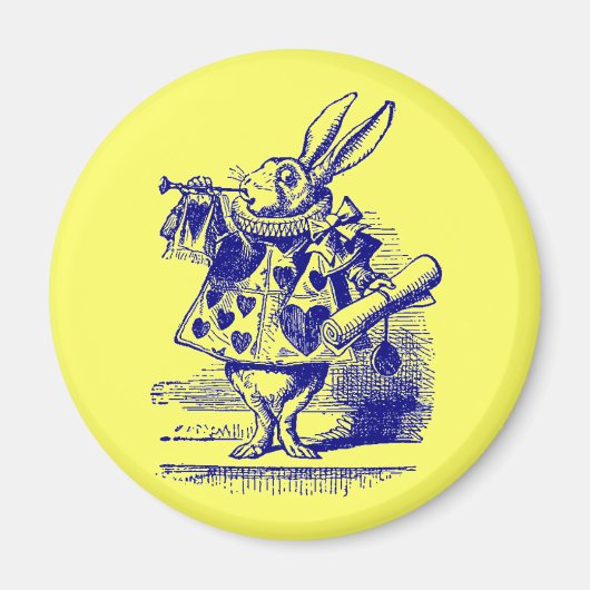  Alice in Wonderland White Rabbit Magneet (Voorkant)