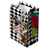  Alice in Wonderland White Rabbit Medium Cadeauzakje (Voorkant Gekanteld)