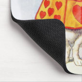 Alice in Wonderland White Rabbit Mousepad Muismat (Hoek)