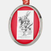  Alice in Wonderland White Rabbit Ornament (Links)