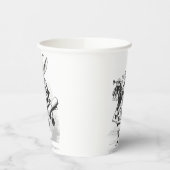Alice in Wonderland White Rabbit Paper cup Papieren Bekers (Links)