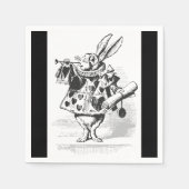 Alice in Wonderland White Rabbit Paper Servetten (Voorkant)