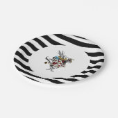 Alice in Wonderland White Rabbit Papieren Bordje (Gekanteld)