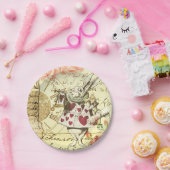 Alice in Wonderland White Rabbit Papieren Bordje (Feest)