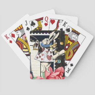 Alice in Wonderland White Rabbit Pokerkaarten