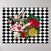 Alice in Wonderland White Rabbit Poster (Voorkant)