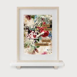 Alice in Wonderland White Rabbit Poster