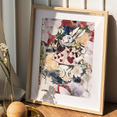 Alice in Wonderland White Rabbit Poster