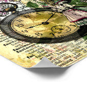 Alice in Wonderland White Rabbit Poster (Hoek)