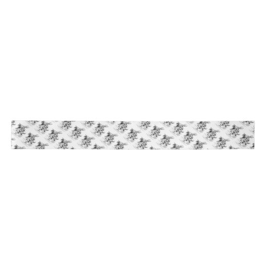 Alice in Wonderland White Rabbit Ribbon Satijnen Lint (Voorkant)