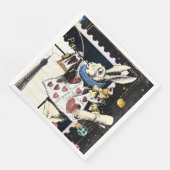 Alice in Wonderland White Rabbit Servet (Hoek)