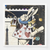 Alice in Wonderland White Rabbit Servet (Voorkant)