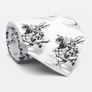 Alice in Wonderland White Rabbit Stropdas