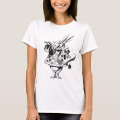 Alice in Wonderland - White Rabbit T-shirt (Voorkant)