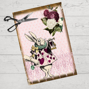 Alice in Wonderland White Rabbit Tissuepapier