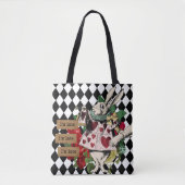  Alice in Wonderland White Rabbit Tote Bag (Voorkant)