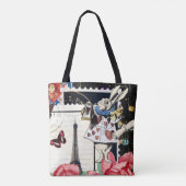 Alice in Wonderland White Rabbit Tote Bag (Achterkant)