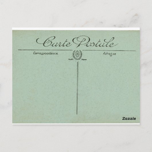 Alice in Wonderland White Rabbit Valentijn Briefkaart (Achterkant)