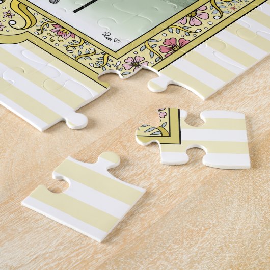 Alice in Wonderland White Rabbit Wearing Clothes Legpuzzel (Zijkant)