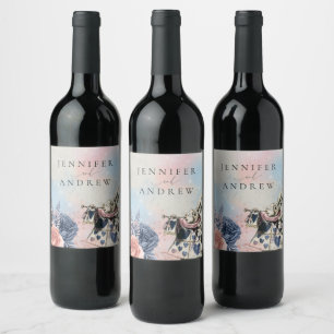  Alice in Wonderland White Rabbit Wijn Etiket