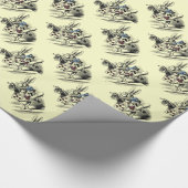Alice in Wonderland White Rabbit Wrap Cadeaupapier (Hoek)