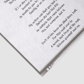 Alice in Wonderland Wie stal het Tarts Song Tissuepapier (Detail)