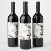 Alice in Wonderland Wijn Etiket (Flessen)