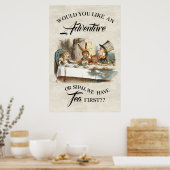 Alice in Wonderland, WIL JE EEN AVONTUUR Poster (Keuken)
