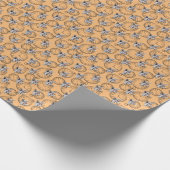 Alice in Wonderland wit konijn Cadeaupapier (Hoek)