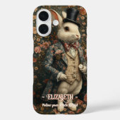 Alice in Wonderland: wit konijn in vest Case-Mate iPhone Case (Achterkant)
