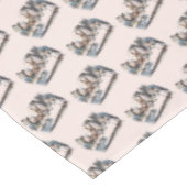 Alice in Wonderland Wit Konijn Kaninchen pastel Tafelkleed (Gekanteld)