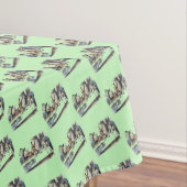 Alice in Wonderland Wit Konijn Kaninchen pastel Tafelkleed (Voorbeeld)