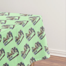 Alice in Wonderland Wit Konijn Kaninchen pastel Tafelkleed