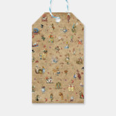 Alice in Wonderland Witte Konijn Cadeaulabel (Achterkant)