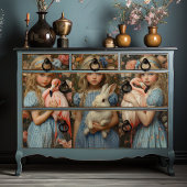 Alice in Wonderland Witte Konijn Flamingo Tissuepapier