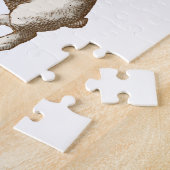Alice in Wonderland - Witte Konijn Legpuzzel (Zijkant)