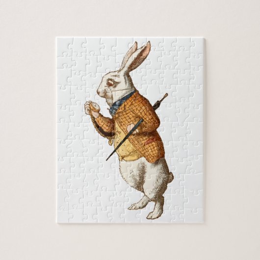 Alice in Wonderland - Witte Konijn Legpuzzel (Verticaal)