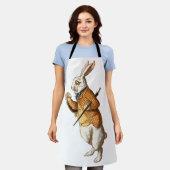 Alice in Wonderland - Witte Konijn Schort (Gedragen)