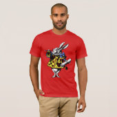 Alice In Wonderland Witte Konijn Shirt (Voorkant volledig)
